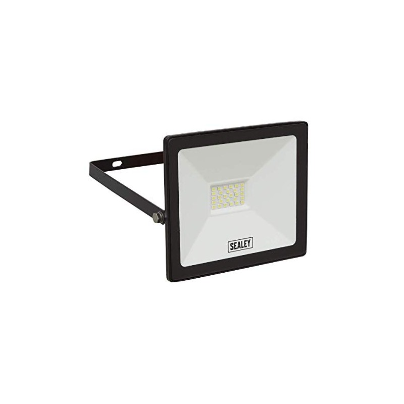 Sealey Extra Slim Floodlight with Wall Bracket 20W SMD LED