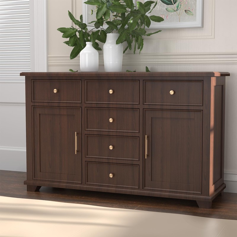 Cosycove 10 Pack Champagne Bronze Knurled Kitchen Cabinet Knobs, Cupboard