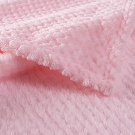Dog Blanket or Cat Blanket or Pet Blanket, Warm Soft Fuzzy Blankets for Puppy, Small, Medium, Large Dogs or Kitten, Cats, Plush Fleece Throws for Bed, Couch, Sofa, Travel (M/32" x 40", Bright Pink)