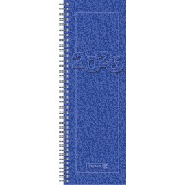 BRUNNEN Vormerkbuch Mod. 783 2026 | 108×297 mm, Karton, blau