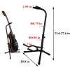 Techtongda Vertical Floor Tripod Guitar Steel Stand Folding Guitar Stand