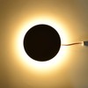 LED Wall Light Round Solar Eclipses Modern Simple Design 360