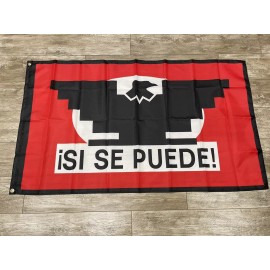 Unbranded United Farm Workers Flag 3x5ft UFW Union Black Protest Labor Huelga Cesar Chavez