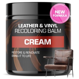 FORTIVO Leather Recoloring Balm, Color Restorer, Scratch Remover, Couch Paint and Repair, Leather Balm for Couches
