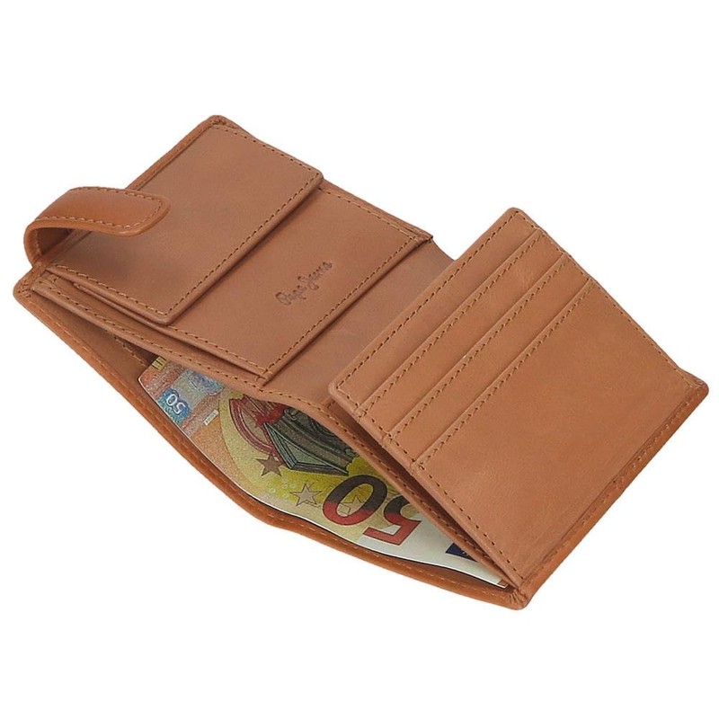Pepe Jeans Cracker Vertical Wallet with Card Slot and Click