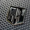 Molon Labe Domed Chrome Emblem Metallic 3D Sticker 2"x 2.25"