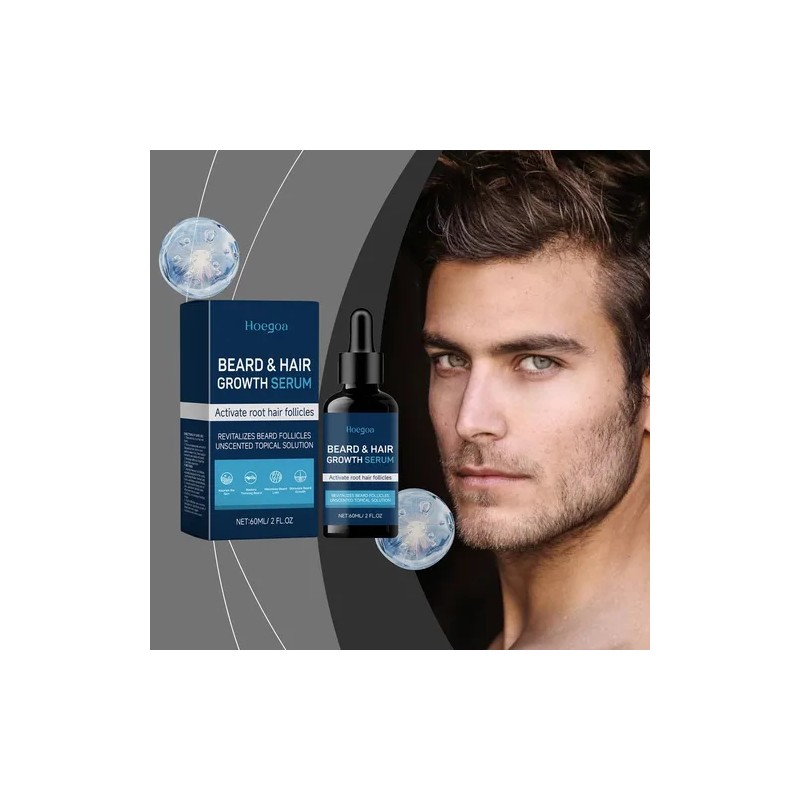 Ho Serum Barba Y Cabello Estimula Crecimiento Pelo Foliculos
