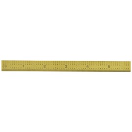 Fowler 52-309-006 Flexible Golden Steel Rule, 6" Length, 5R Graduation