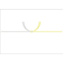 Taka Seal Paper A5 2-249 Yellow Mizuhiki Kyo