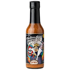 Torchbearer Sauces Habanero Evil Hot Sauce 5oz, Medium Spicy Heat Level 4 - All Natural Hot Sauce, Extract-Free, Made in USA