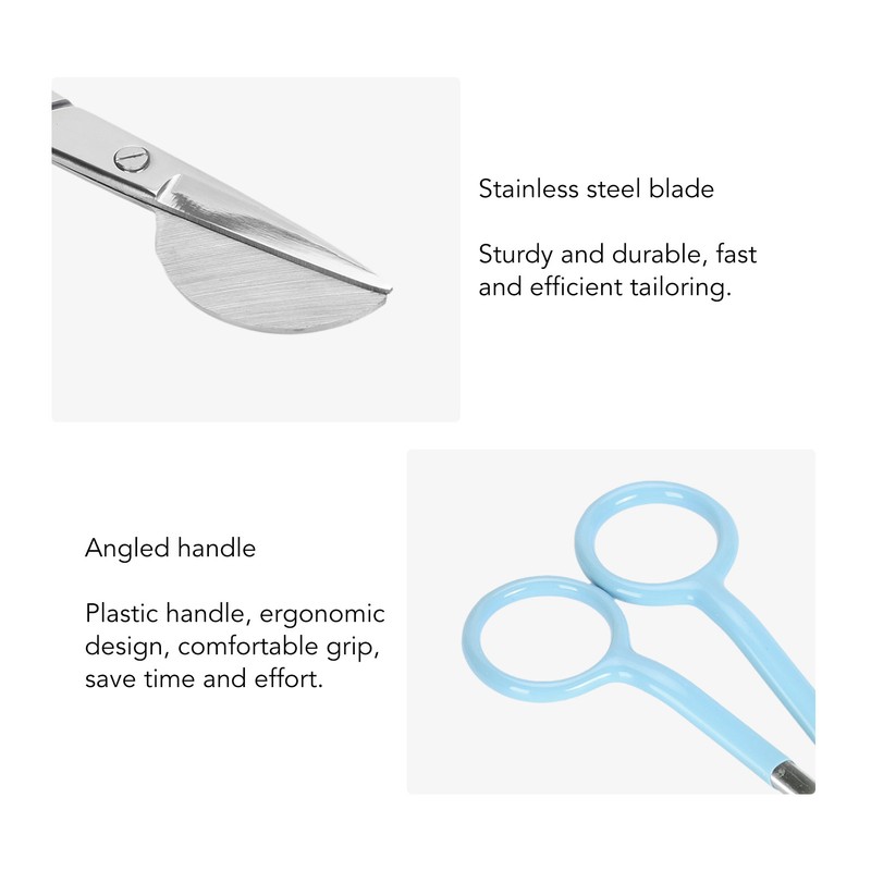 6 Inch Duckbill Scissors Stainless Steel Blades Duckbill Applique Scissors