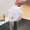 Automatic Rice Washing Strainer with Lid, Hands-Free Kitchen Colander for