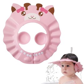 Children's Shower Cap – Pink – Extremely Waterproof with Pleasant Comfort – Hair Washing Aid Children with Extra Light Closure Technology Shower Cap Children Hair Washing Aid Children Shower Baby Head