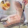 Non-Slip Rocking Plush Seat Cushion with Removable Cover - High