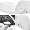 White Left Driver Side Replacement Mirror Cover Caps for 2020