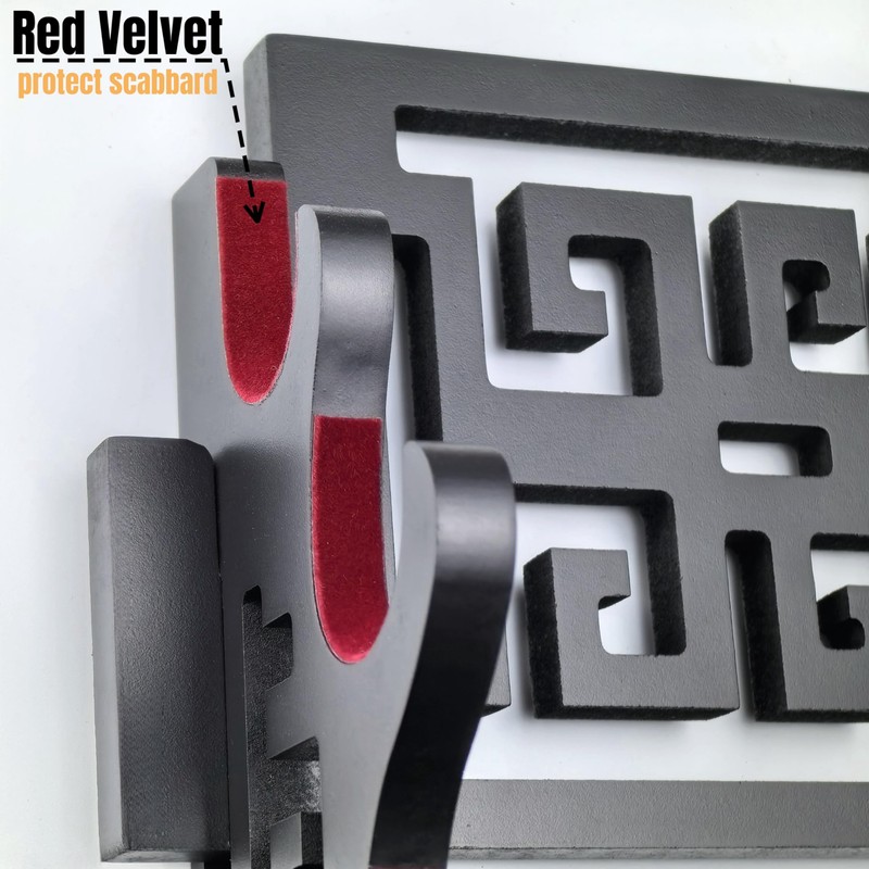 Sword Wall Mount Katana Holder Display Stand Christmas Gift for