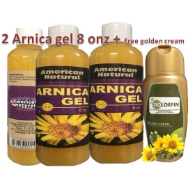 2 ARNICA MONTANA GEL 8Oz SUPPORT RELIEF NATURAL BRUISES MUSCLE ACHES CREAM POMAD