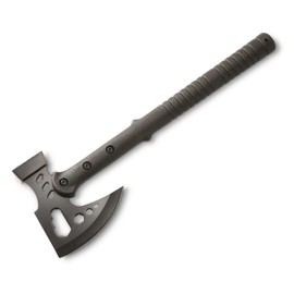 Szco Supplies 16.25” Black Multipurpose Outdoor Camping Survival Hammer Hatchet Axe with Nylon Sheath 211557 Back