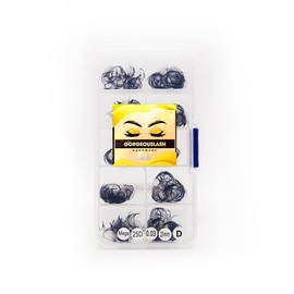 GorgeousLash 20D, 25D Mega Lashes. 500 Premade Volume Lash Fans. Eyelash Extensions. Handmade! (25D - D Curl - 0.03, 20mm)