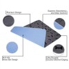 Washable Dog Pee Pads with Free Grooming Gloves,Non Slip Dog