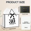 Bliceon 30th Birthday Gift Bag, Large 32×11×27 cm with Tissue
