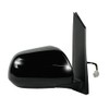 Passenger Side Mirror for Toyota Sienna, Textured Black, w/spot Mirror,