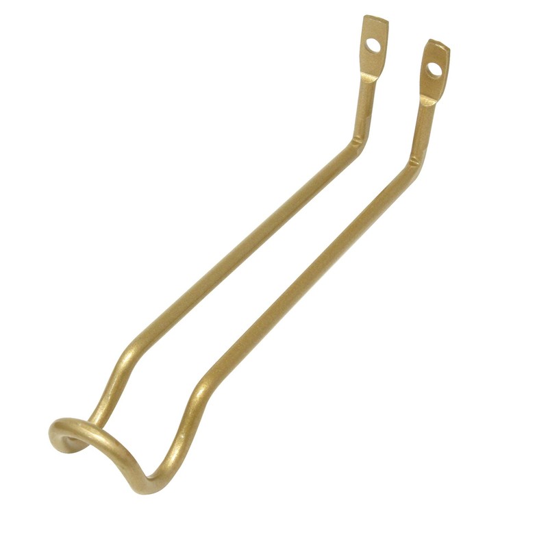 Wake Industry Kabette Wall Storage Hanging Hook Brass Color