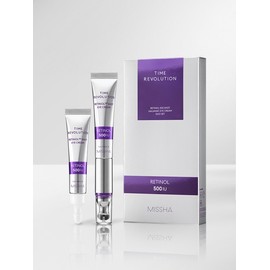 [Missha] Time Revolution Retinol 500 Shots Galvanic Eye Cream Duo Set / [미샤] 타임 레볼루션 레티놀 500샷 갈바닉 아이크림 듀오세트