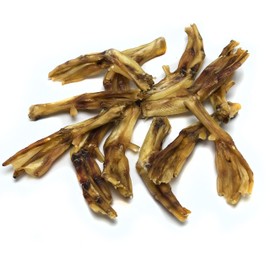 Canine Butcher Shop Duck Feet for Dogs (Pack of 90), Raised & Made in USA Dehydrated Duck Feet, All-Natural Dog Chews, Treats, Snacks