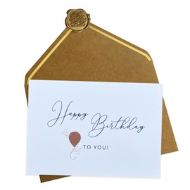 Plantvibes Happy Birthday to You Card - Congratulations Card Can Be Used as Birthdays, Anniversaries, Special Occasions, Farewells, Supportive Messages etc.