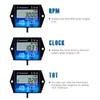 Runleader Digital Hour Meter Tachometer Gauge RPM Alert Backlights Display