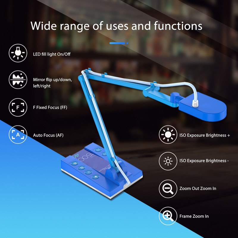 4K USB Document Camera Professional 15MP High Definition USB 2.0