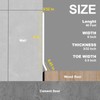 Peel and Stick Molding Baseboard Trim, 6 Inch Flexible Baseboard