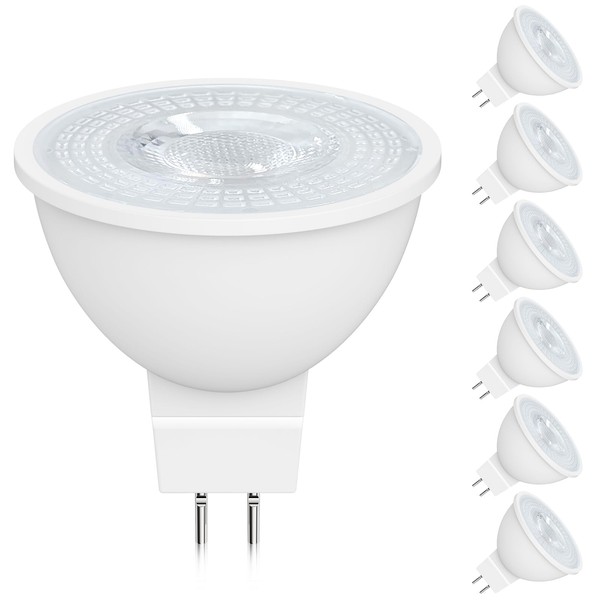 HORKEY Foco LED MR16 Moderna Bombilla GU5.3 GX5.3 4w=50W 6500K