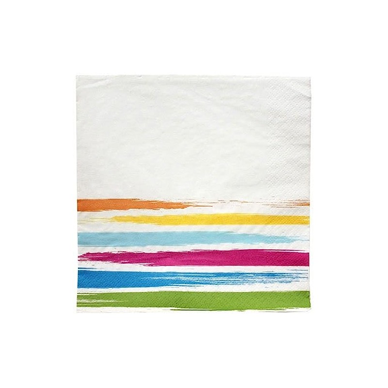 Nicole Home Collection Lunch Brushstrokes Collection | Pack of 40