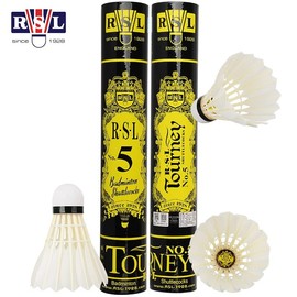 RSL No.5 Tourney Badminton Shuttlecock Birdy 12-Pack (speed-77)