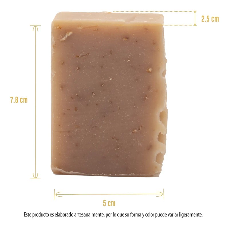 Jabón Artesanal Natural Miel Avena 100 Bam Boo Lifestyle