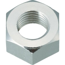 TRUSCO B93-0016 Hex Nuts, 1 Type, Brass Nickel, Size: M16 x 2.0, Pack of 4