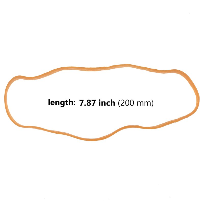 HAKZEON 200 PCS 200 x 4 mm Elastic Bands, Large