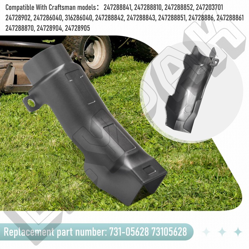 EZYPAK 731-05628 Oil Drain Sleeve Compatible with MTD Craftsman Huskee