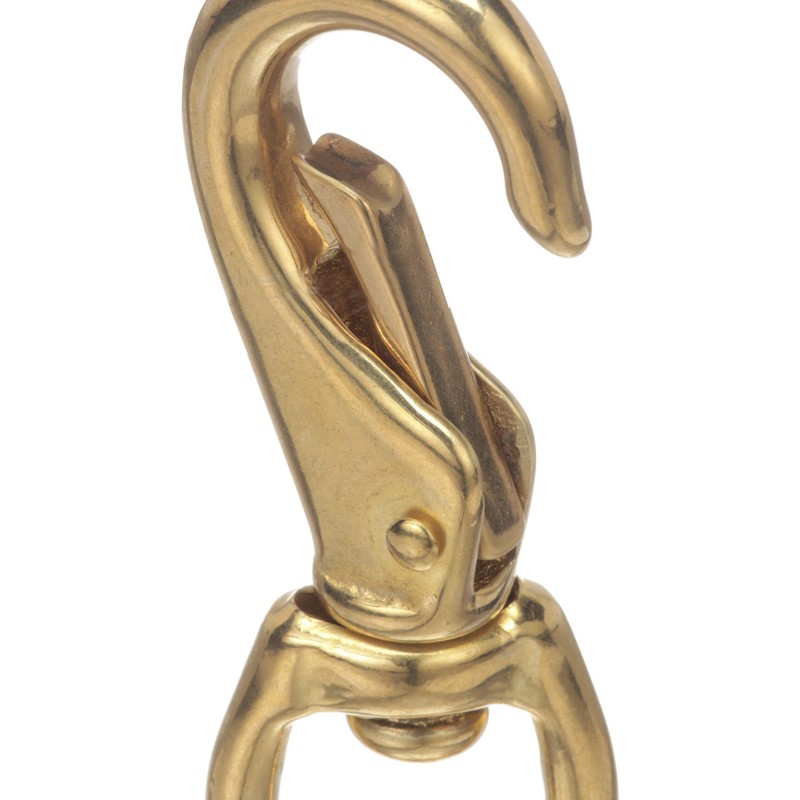 Seachoice Swivel Eye Snap, Cast Brass, Size #3, 4-1/2 in.
