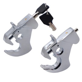 HTTMT- Detachable Locking Latch Kit Compatible with Touring Sissy Bar Luggage Rack 1984-2020 [P/N: MT502-003-RLS01-CD]