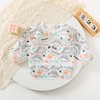 ElecMotive 3 Pack Long Sleeve Baby Bibs, Waterproof Sleeved Bib,