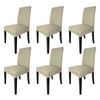 NORTHERN BROTHERS Dining Chair Covers Set of 6, Removable Washable