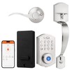 Probrico Smart Keyless Entry Door Lock Deadbolt,Front Door Handleset with