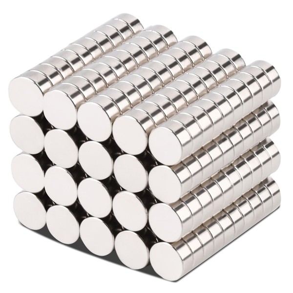 MIN CI 200 Pack Magnets Strong 5x2mm Fridge Magnets, Neodymium