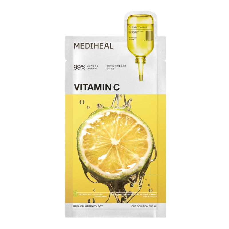 MEDIHEAL Vitamin C Essential Mask Sheet Clear Toning 4ea -