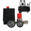 Air Compressor Pressure Switch, 1/4" 220V Safety Valve Control Regulator