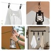 Pack of 4 Clothes Pegs Tent Clips Hanger for Towels