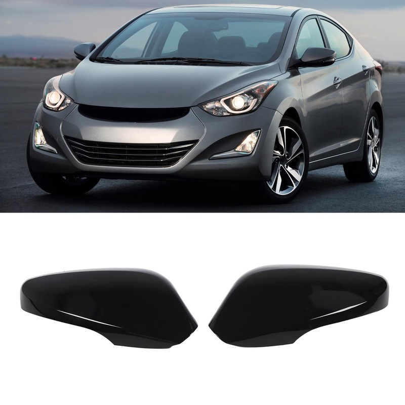 Rearview Mirror Cover Cap 87616 3X000ANKA Glossy Black Side Wing